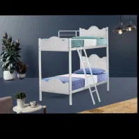 تخت دو طبقه فلزی و ام دی اف جداشونده