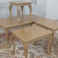 میز عسلی و میز تلویزیون چوب دست ساز|مبلمان خانگی و میز عسلی|قائن, |دیوار