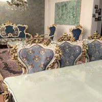 مبل سلطلنتی و میز نهار خوری در حد نو|مبلمان خانگی و میز عسلی|مشهد, شهید هاشمی نژاد|دیوار