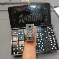 دومینو قدیمی روسی (کلکسیونی و کمیاب)|کلکسیون اشیاء عتیقه|رشت, فلسطین|دیوار