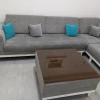 مبل ال ۷ نفره همراه پاف|مبلمان خانگی و میز عسلی|بندر انزلی, لیچارگی حسن رود|دیوار