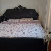 سرویس چوبی تخت دراور پاتختی