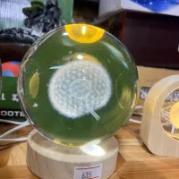 گوی کریستالی سه بعدی|چراغ خواب و آباژور|تبریز, |دیوار