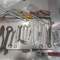 ابزار، آچار چرخ، پیچ گوشتی آچار فرانسه