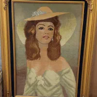 تابلو فرش دست بافت با قدمت بالا همراه قاب کلاسیک