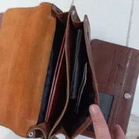 کیف تمام چرم پاسپورتی و مدارک