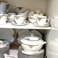 سرویس چینی برند ۱۲ نفره غذاخوری جهیزیه نو اک