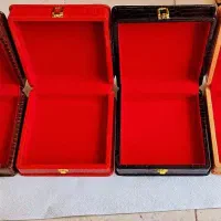 جعبه چرمی پوست ماری