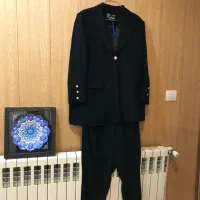 کت و شلوار کرپ مجلسی فری سایز ۴۲ تا ۴۶