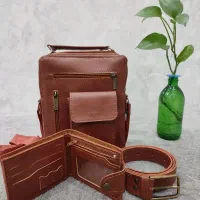 کیف وکمربند وکیف جیبی چرم مصنوعی دست دوز|کیف، کفش، کمربند|فولادشهر, B7|دیوار