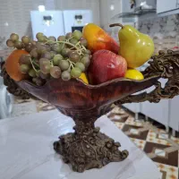 میوه مصنوعی خارجی با گلدان چوبی