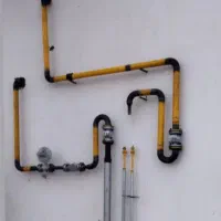 لوله کشی گاز صنعتی و دو پوندی