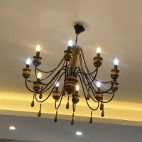 لوستر روستیک و دیوارکوب