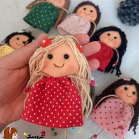 عروسک دستساز نمدی