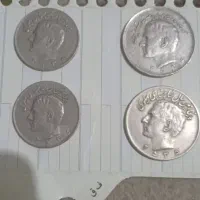 سکه دو عدد 20 ریالی دوعدد ده ریالی