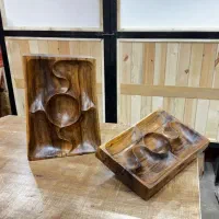 طراحی و اجرای دکور چوبی وظروف چوبی نجاری دکوراسیون|فروشگاه و مغازه|شیراز, قلعه شاهزاده بیگم|دیوار