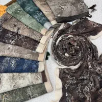 شال برشکا لمه دار بهاره پروانه (دل آرا)