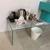میز جلو مبلی شیشه ای