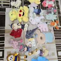 همه عروسک به صورت یکجا