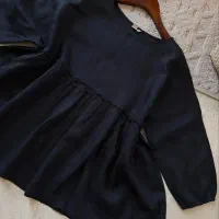 شومیز لباس پیراهن بلوز زنانه لینن خالص‌ اروپایی