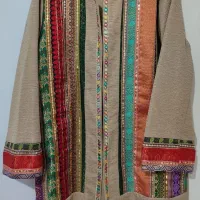 مانتو  طرح آینه کاری