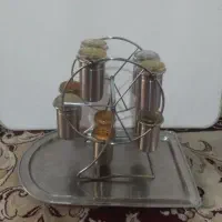 جا ادویه چرخفلکی استیل قدیمی