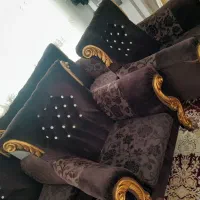 مبل هفت نفره سالم|مبلمان خانگی و میز عسلی|صائین قلعه, |دیوار