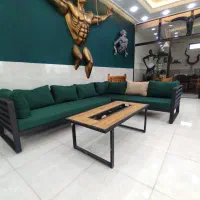 مبل ال هفت نفره تخت خواب شو|مبلمان خانگی و میز عسلی|رشت, لاکان شهر|دیوار