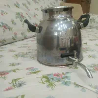 کتری شیر دار استیل