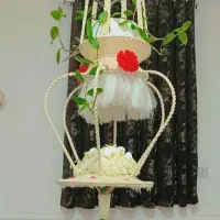 فروش آویز مکرومه جای گلدان