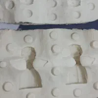 قالب سیلیکونی با پس قالب فایبرگلاس مجسمه