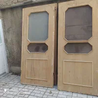 درب چوبی چهار لک سالم