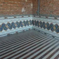 کاشی وسرامیک کاری انجام داده میشه