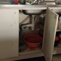 کابینت فلزی هود سینک|مصالح و تجهیزات ساختمان|مشکیندشت, |دیوار