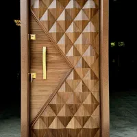 درب ضدسرقت چوب سکوریت نرده استیل کد M007|مصالح و تجهیزات ساختمان|سرخرود, |دیوار