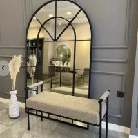 آینه نقره|آینه|قم, قلعه کامکار|دیوار