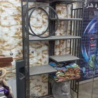 شلف فلزی ۵ طبقه|کتابخانه، شلف، قفسه‌های دیواری|اصفهان, برازنده|دیوار