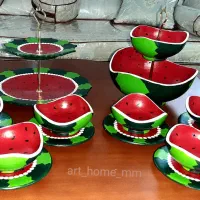 ست ظروف یلدا/شب چله/یلدایی عروس/ظرف/سفارشی|ظروف سرو و پذیرایی|نسیم‌شهر, |دیوار