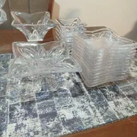 سرویس آجیل خوری کریستال|ظروف سرو و پذیرایی|قم, شهرک قدس|دیوار