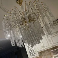لوستر کریستالی قندیل|لوستر و چراغ آویز|تهران, شکیبا|دیوار