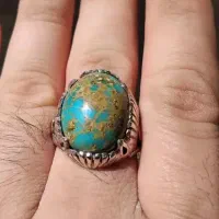 گردنبند فیروزه اصل نیشابور و انگشتر فیروزه نیشابور|جواهرات|نیشابور, شریعتی|دیوار