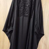 عبا کار شده با کیپور مخمل و پارچه الیزه گرم بالا|لباس|لنجان, |دیوار