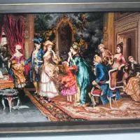 تابلو فرش بدرقه دست باف