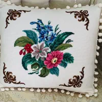 کوسن شماره دوزی بسیار زیبا و خاص