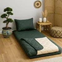 ست کامل تشک مهمان سه تکه (لحاف،تشک،بالش)