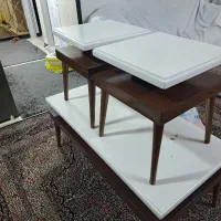 میز جلو مبلی و دوعدد عسلی|مبلمان خانگی و میز عسلی|کرمان, |دیوار