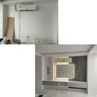 اجرای ویژه TV وال ترموال ماربل گرین وال دیوار پوش|خدمات پیشه و مهارت|کرمانشاه, |دیوار