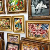 تابلو قرآنی وانیکاد کد۲ دستباف ابریشم دار/اقساطی|تابلو فرش|مشهد, کوه سنگی|دیوار