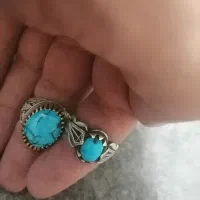 گردنبند‌ دستبند انگشتر فیروزه درجه یک