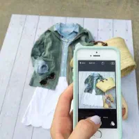 عکاسی و اندازه زدن لباس بچگانه